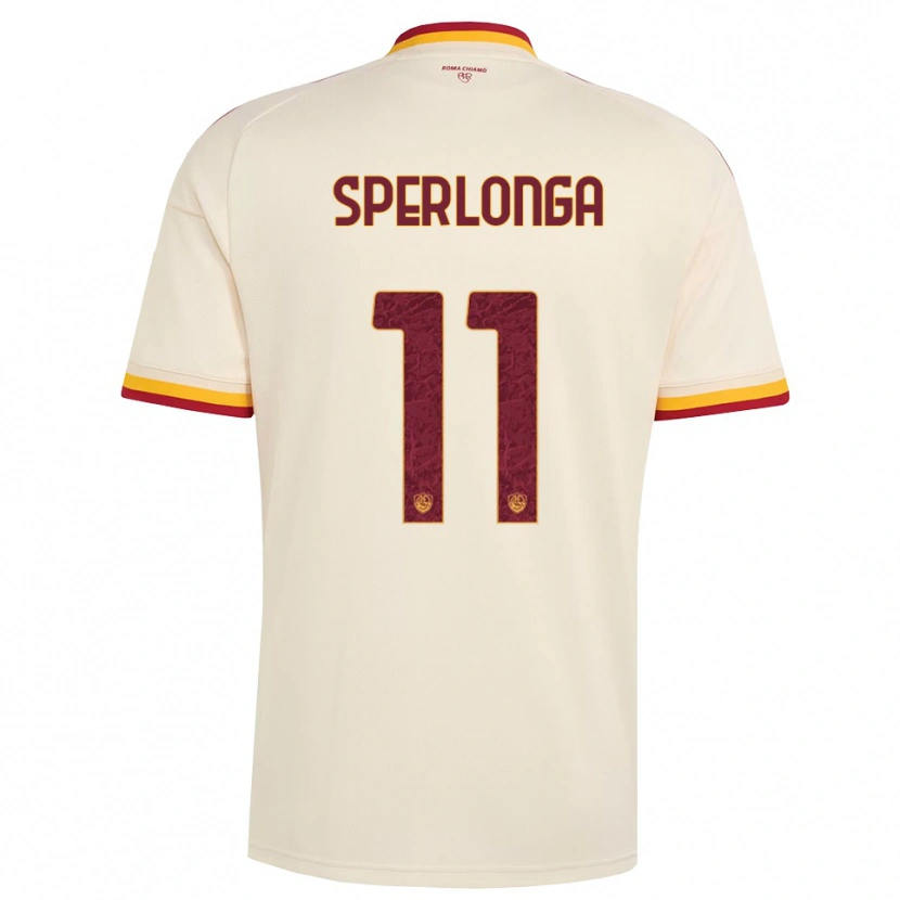 Danxen Dames Omar Sperlonga #11 Champagne Rood Geel Uitshirt Uittenue 2026/27 T-Shirt België