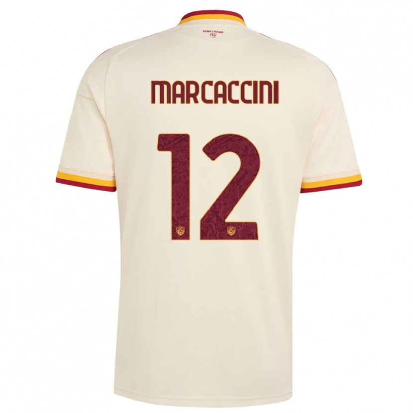 Danxen Dames Alessio Marcaccini #12 Champagne Rood Geel Uitshirt Uittenue 2026/27 T-Shirt België