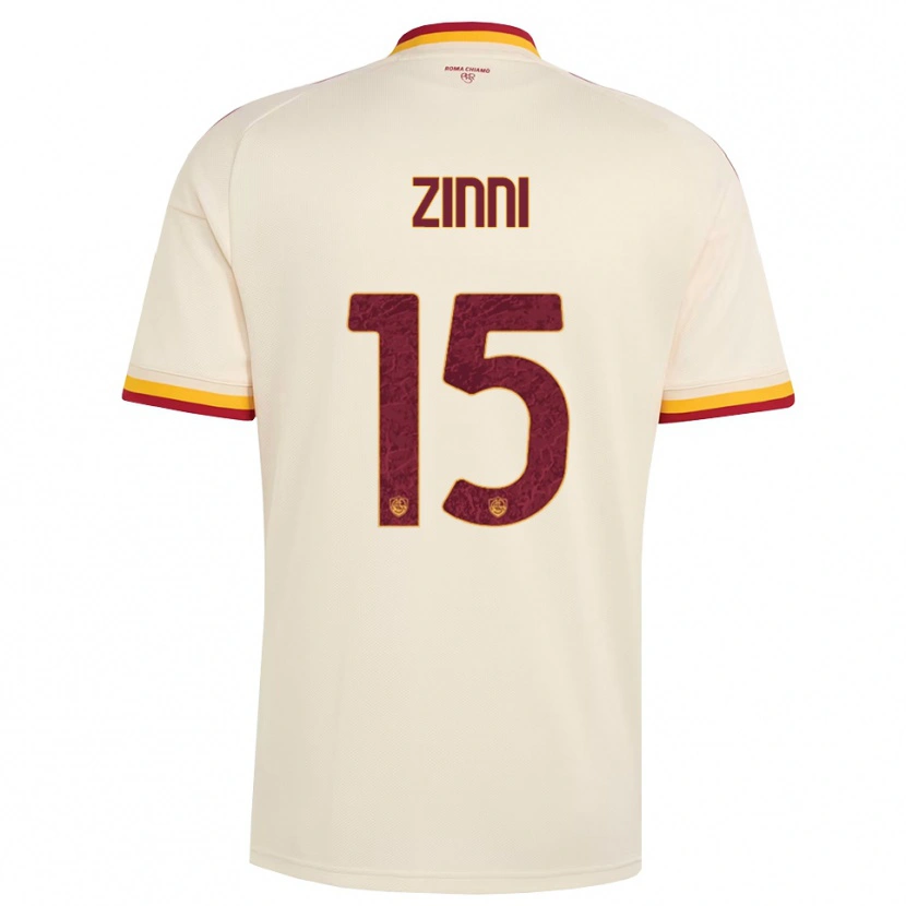Danxen Dames Raul Zinni #15 Champagne Rood Geel Uitshirt Uittenue 2026/27 T-Shirt België