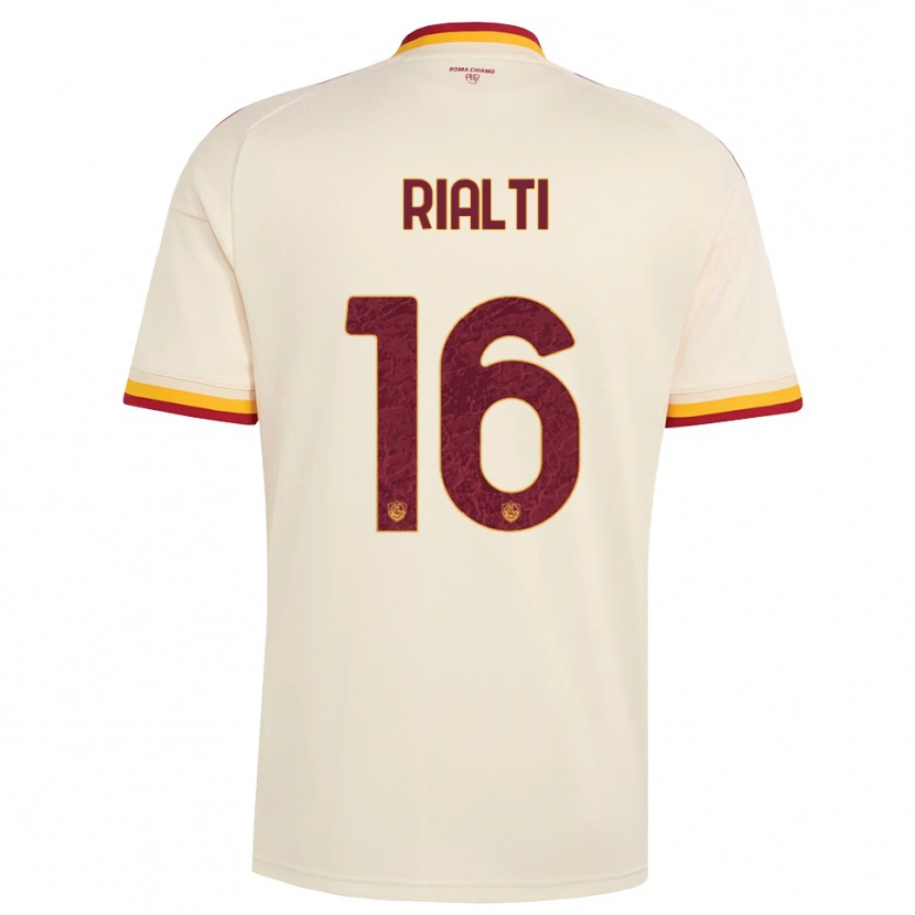 Danxen Dames Daniele Rialti #16 Champagne Rood Geel Uitshirt Uittenue 2026/27 T-Shirt België