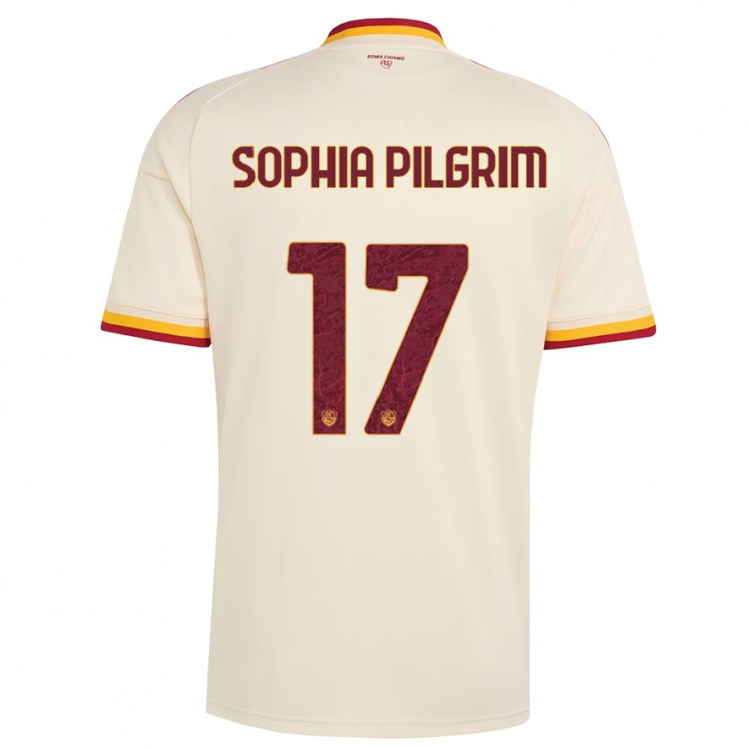 Danxen Dames Alayah Sophia Pilgrim #17 Champagne Rood Geel Uitshirt Uittenue 2026/27 T-Shirt België