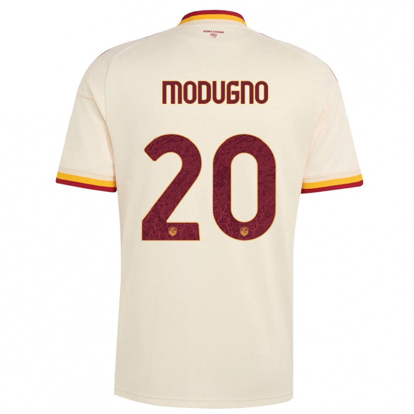 Danxen Dames Emanuele Modugno #20 Champagne Rood Geel Uitshirt Uittenue 2026/27 T-Shirt België
