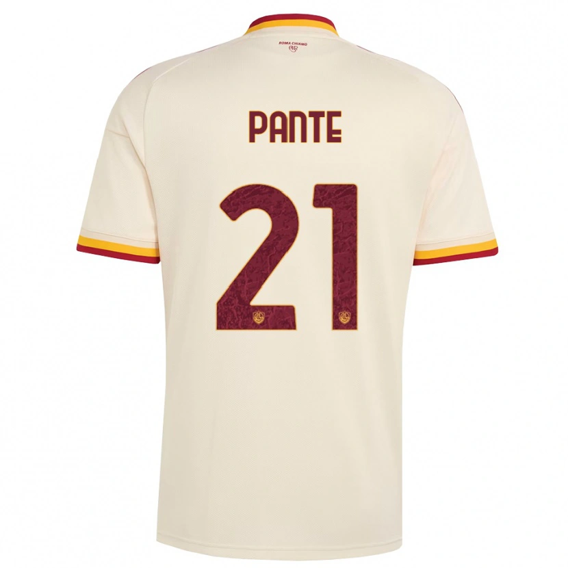 Danxen Dames Mia Tecla Christina Pante #21 Champagne Rood Geel Uitshirt Uittenue 2026/27 T-Shirt België