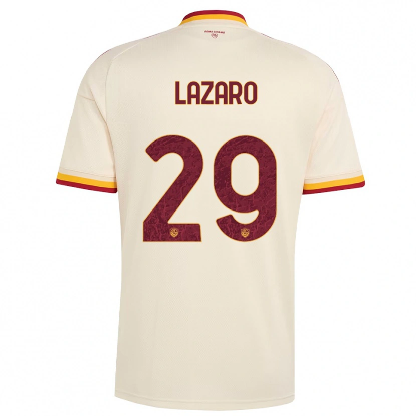 Danxen Dames Paloma Lazaro #29 Champagne Rood Geel Uitshirt Uittenue 2026/27 T-Shirt België
