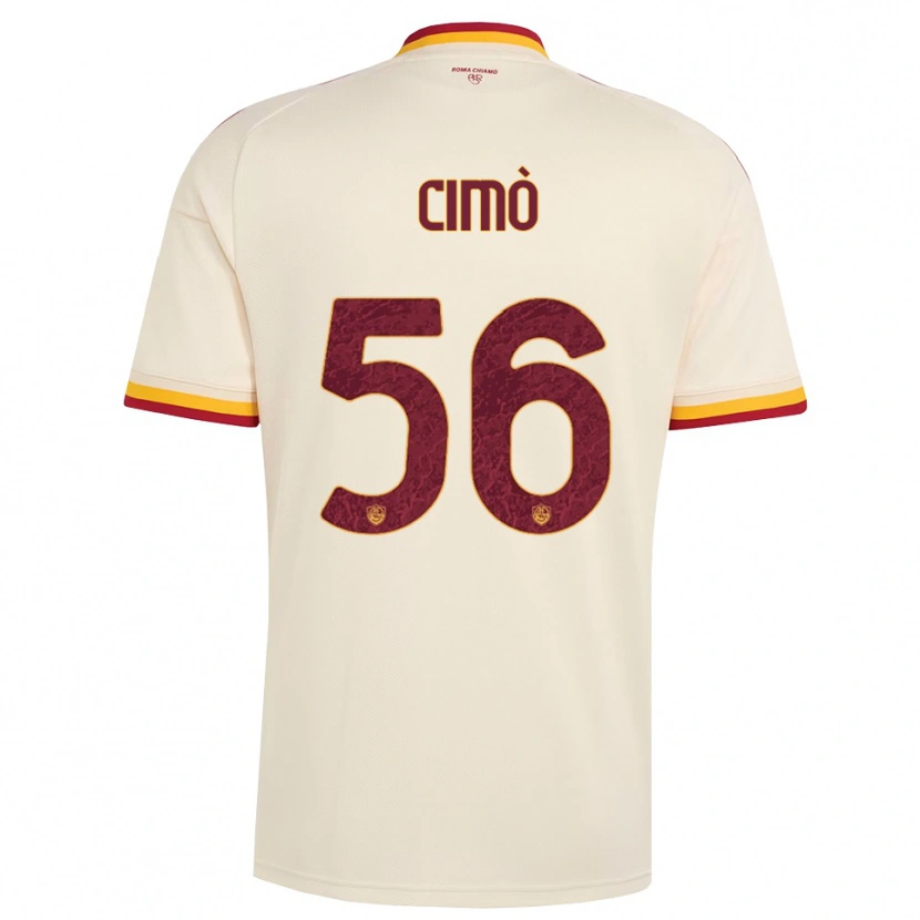 Danxen Dames Giada Cimò #56 Champagne Rood Geel Uitshirt Uittenue 2026/27 T-Shirt België