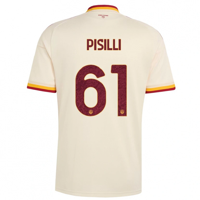 Danxen Dames Niccolò Pisilli #61 Champagne Rood Geel Uitshirt Uittenue 2026/27 T-Shirt België