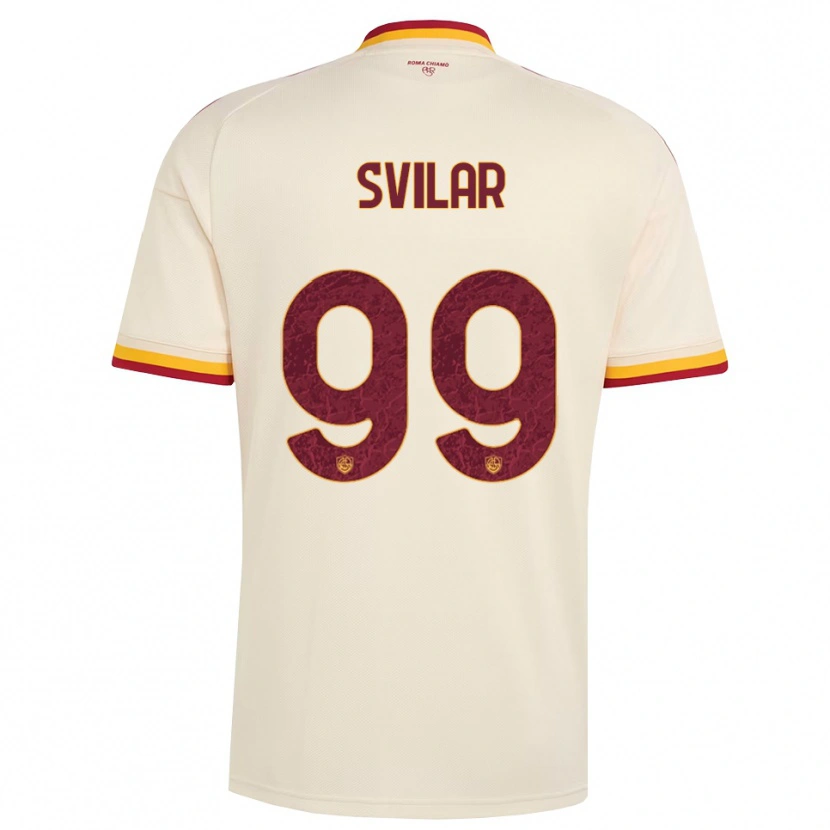 Danxen Dames Mile Svilar #99 Champagne Rood Geel Uitshirt Uittenue 2026/27 T-Shirt België