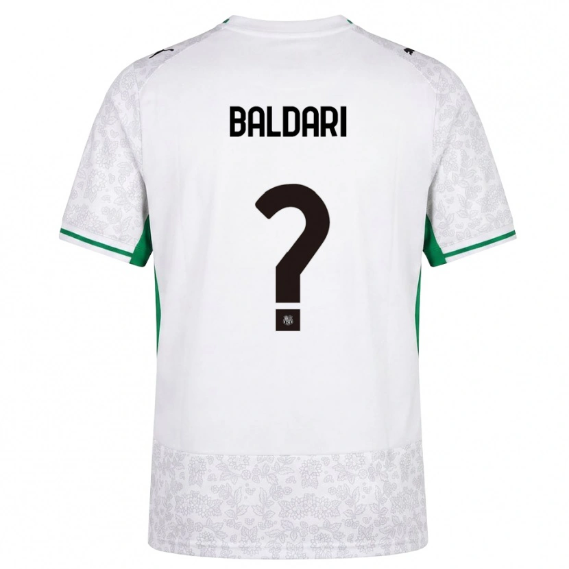 Danxen Dames Luca Baldari #0 Wit Zwart Groen Uitshirt Uittenue 2026/27 T-Shirt België