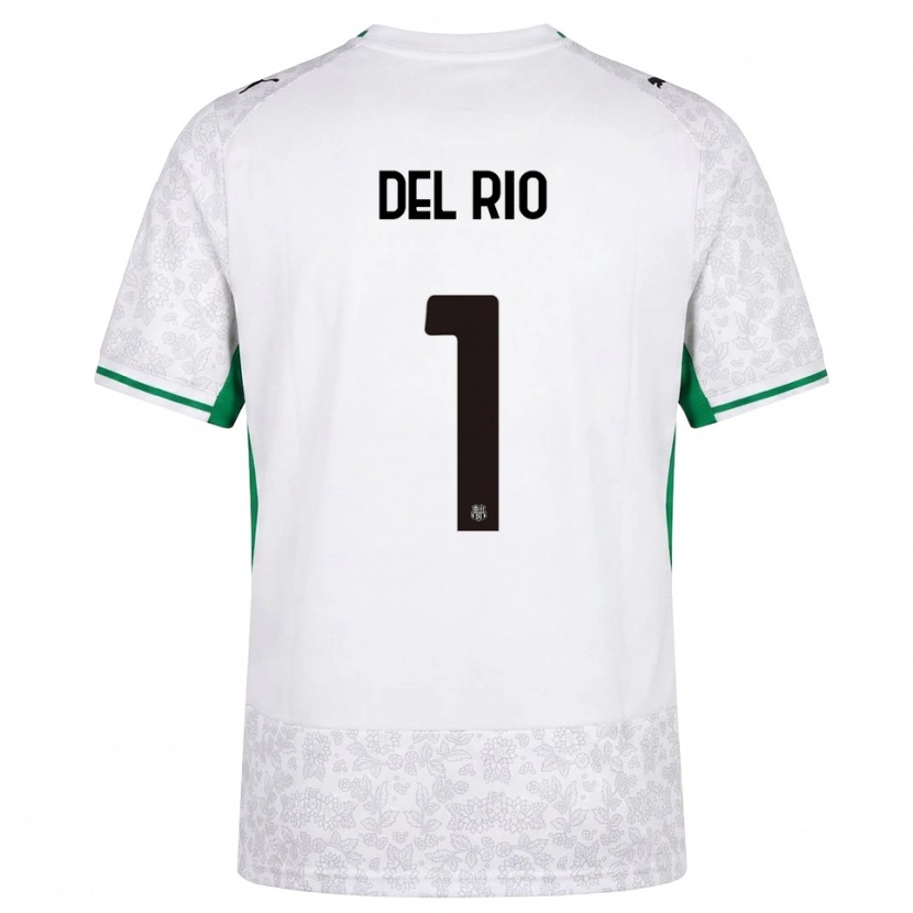 Danxen Dames Davide Del Rio #1 Wit Zwart Groen Uitshirt Uittenue 2026/27 T-Shirt België