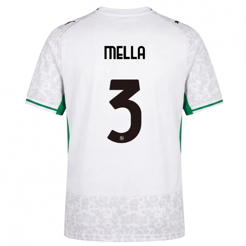 Danxen Dames Sara Mella #3 Wit Zwart Groen Uitshirt Uittenue 2026/27 T-Shirt België