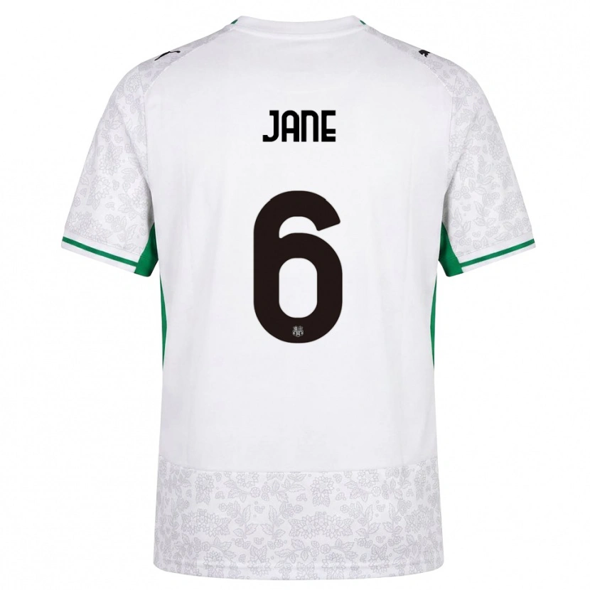 Danxen Dames Refiloe Jane #6 Wit Zwart Groen Uitshirt Uittenue 2026/27 T-Shirt België