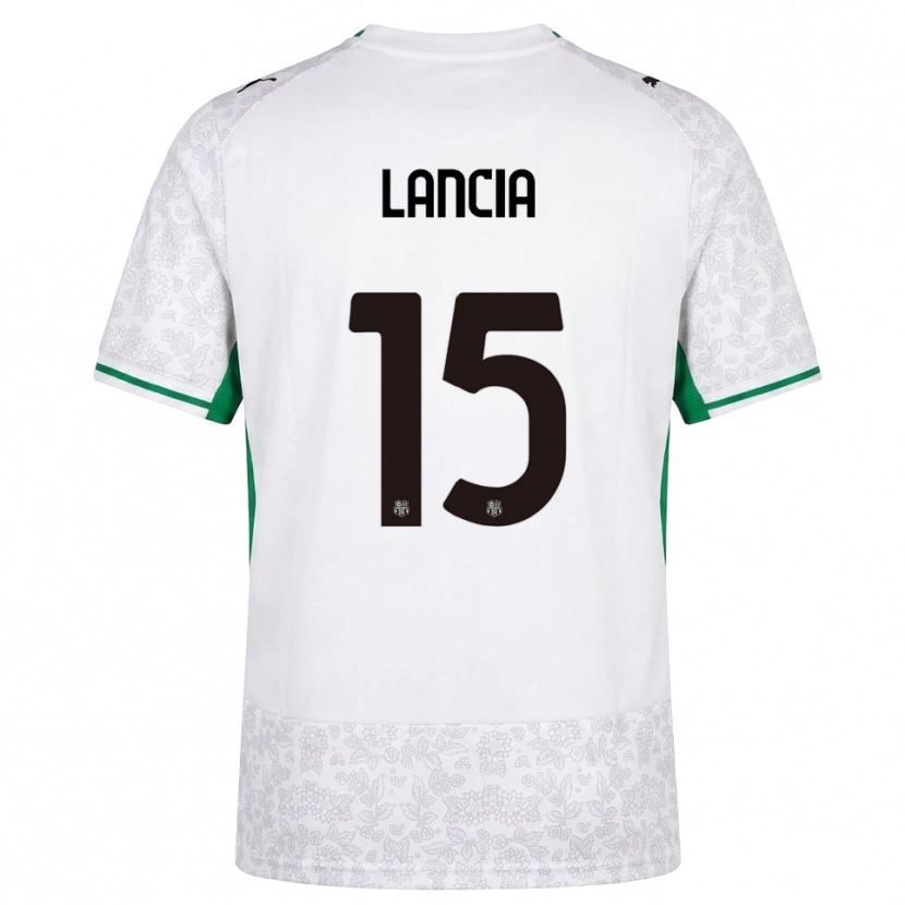 Danxen Dames Filippo Lancia #15 Wit Zwart Groen Uitshirt Uittenue 2026/27 T-Shirt België