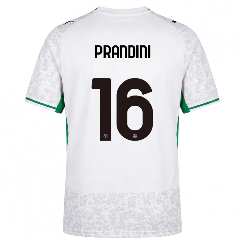 Danxen Dames Lorenzo Prandini #16 Wit Zwart Groen Uitshirt Uittenue 2026/27 T-Shirt België