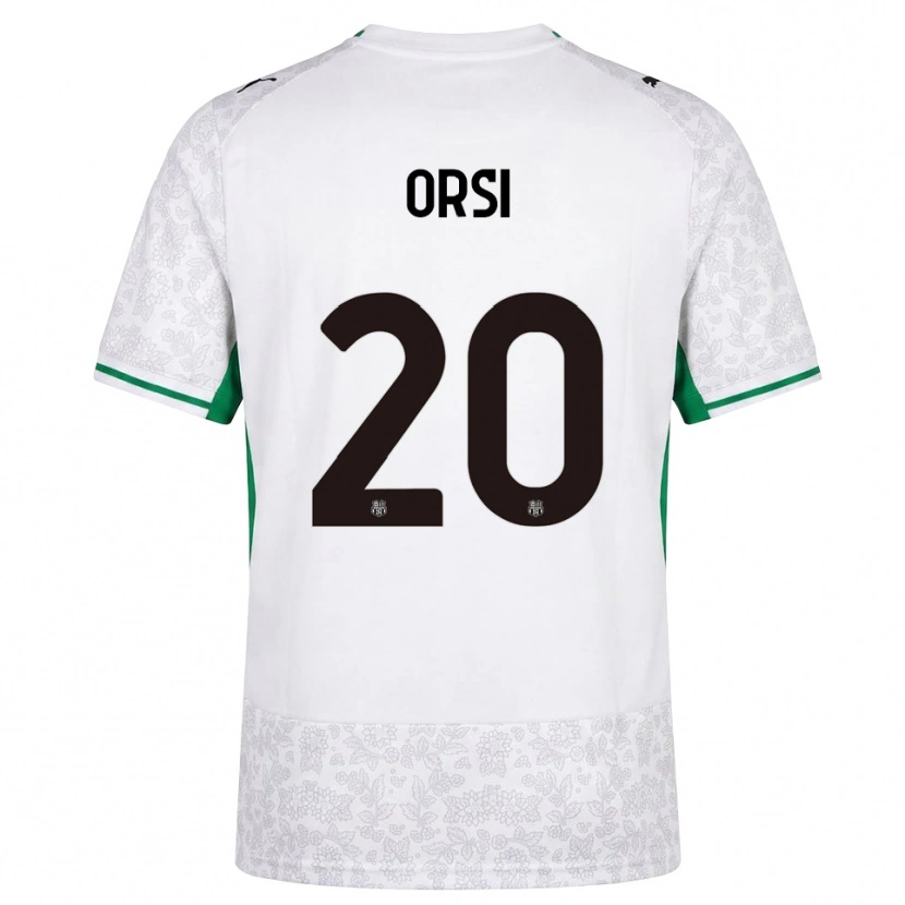 Danxen Dames Benedetta Orsi #20 Wit Zwart Groen Uitshirt Uittenue 2026/27 T-Shirt België