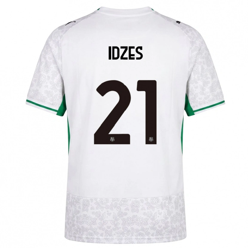 Danxen Dames Jay Idzes #21 Wit Zwart Groen Uitshirt Uittenue 2026/27 T-Shirt België