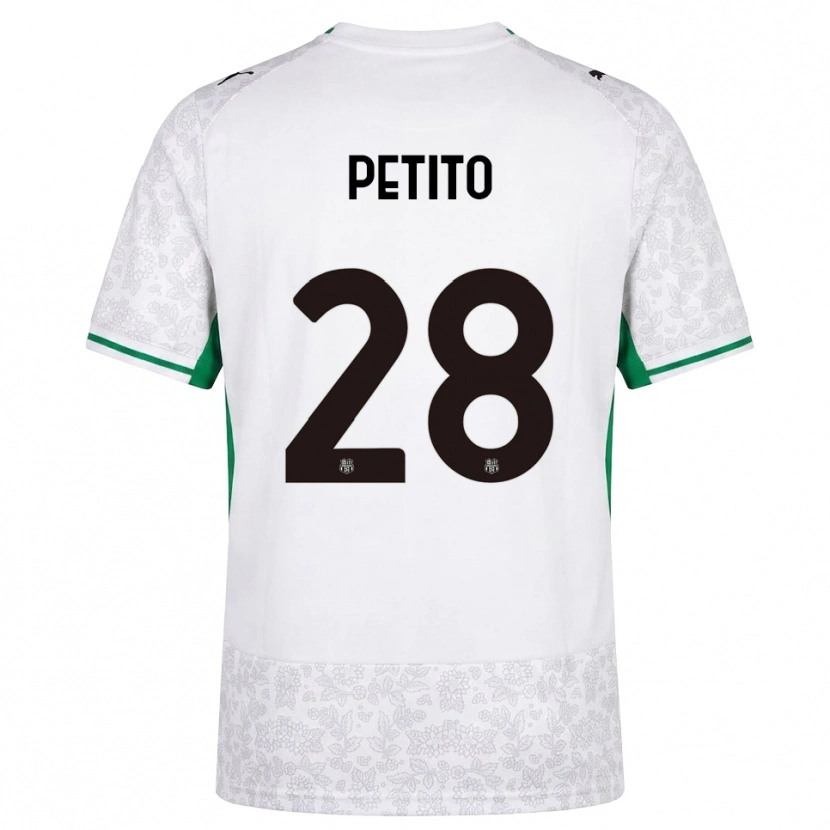 Danxen Dames Christian Petito #28 Wit Zwart Groen Uitshirt Uittenue 2026/27 T-Shirt België