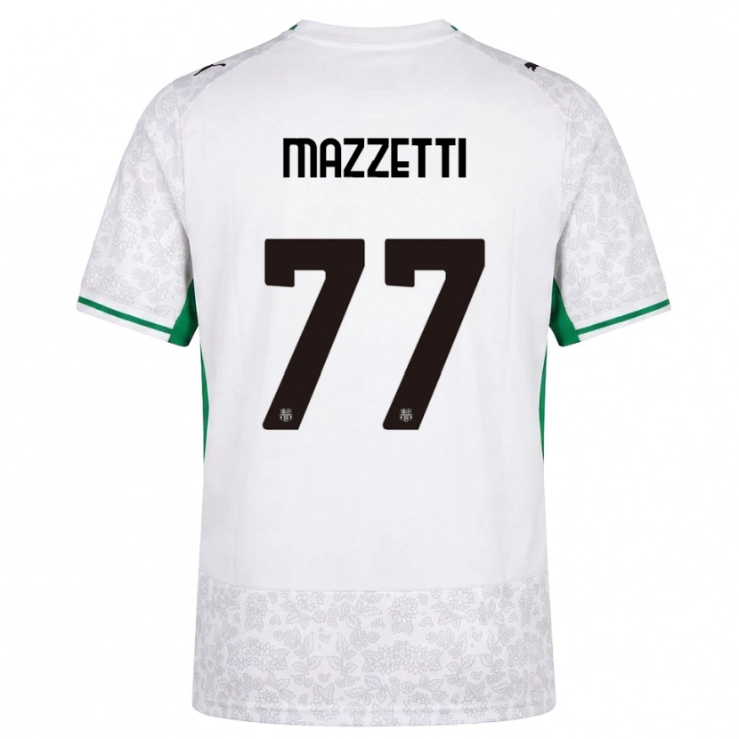 Danxen Dames Riccardo Mazzetti #77 Wit Zwart Groen Uitshirt Uittenue 2026/27 T-Shirt België