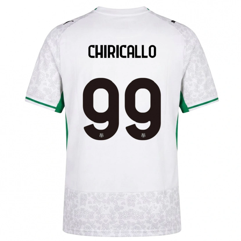 Danxen Dames Giovanni Chiricallo #99 Wit Zwart Groen Uitshirt Uittenue 2026/27 T-Shirt België