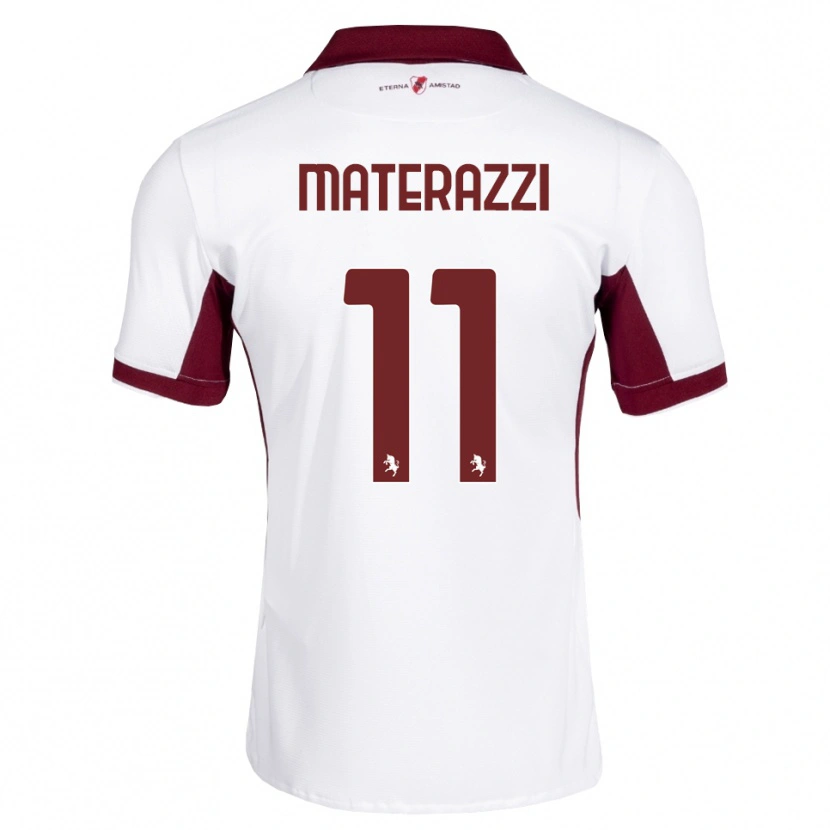 Danxen Dames Gianfilippo Materazzi #11 Bordeauxrood Wit Rood Uitshirt Uittenue 2026/27 T-Shirt België