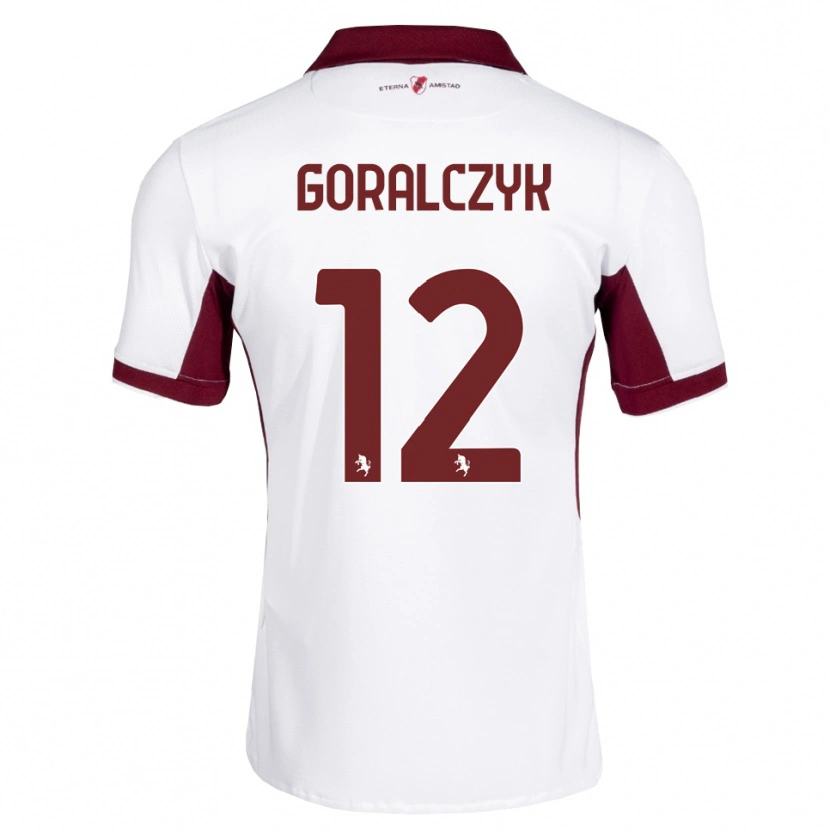 Danxen Dames Karol Goralczyk #12 Bordeauxrood Wit Rood Uitshirt Uittenue 2026/27 T-Shirt België