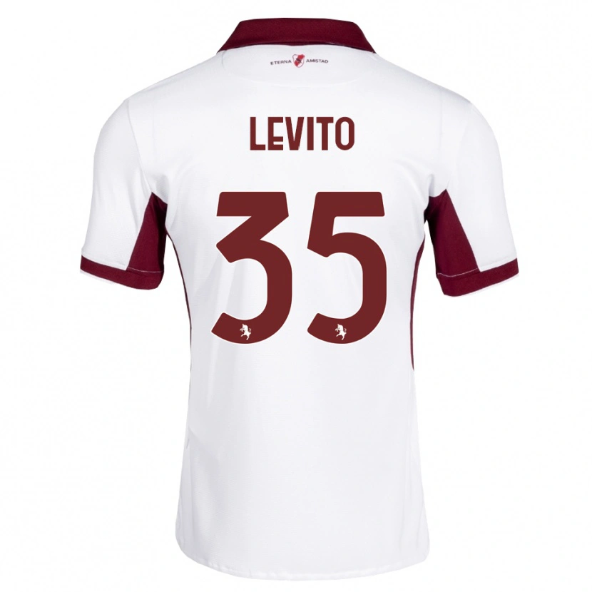 Danxen Dames Isabeau Levito #35 Bordeauxrood Wit Rood Uitshirt Uittenue 2026/27 T-Shirt België