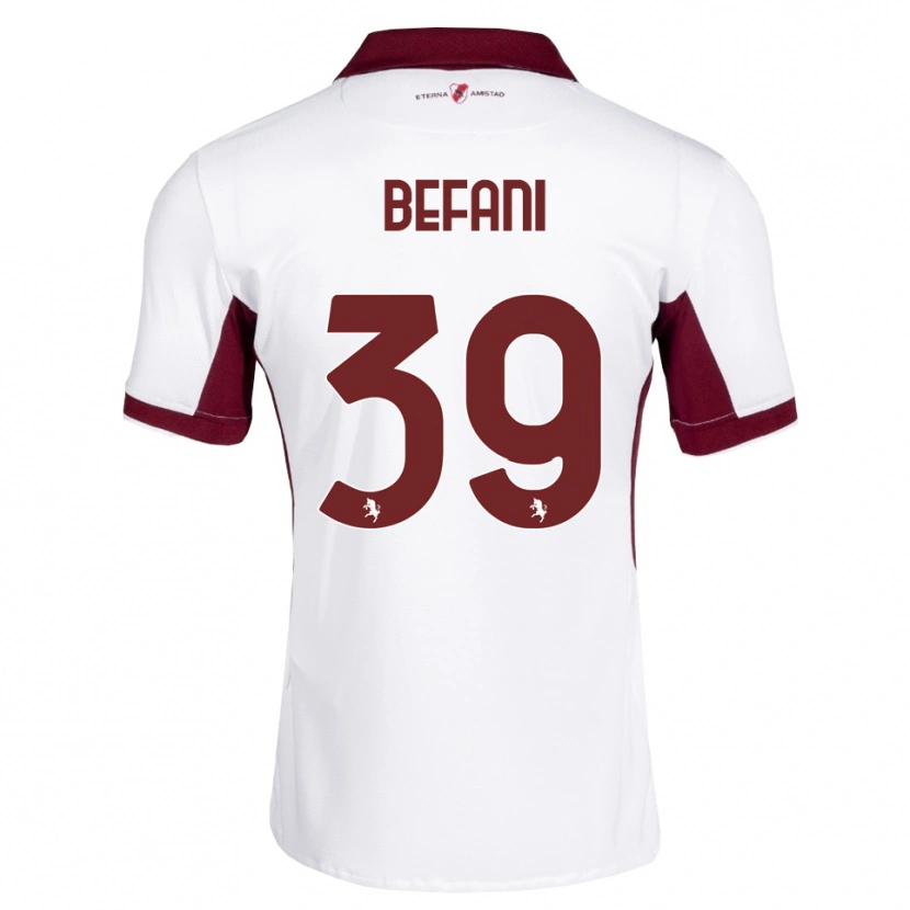 Danxen Dames Haron Befani #39 Bordeauxrood Wit Rood Uitshirt Uittenue 2026/27 T-Shirt België