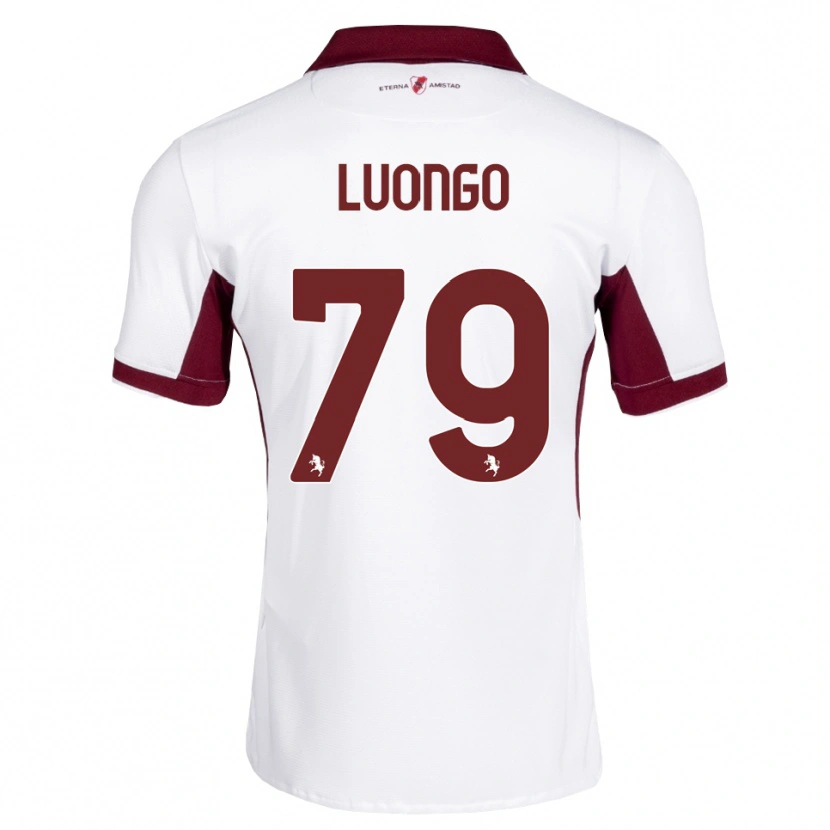 Danxen Dames Andrea Luongo #79 Bordeauxrood Wit Rood Uitshirt Uittenue 2026/27 T-Shirt België