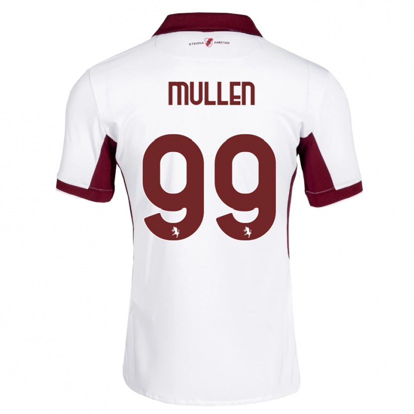 Danxen Dames Senan Mullen #99 Bordeauxrood Wit Rood Uitshirt Uittenue 2026/27 T-Shirt België