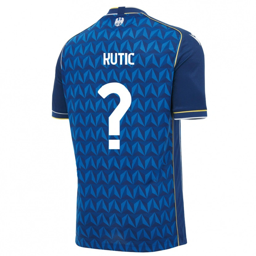 Danxen Dames Stefan Kutic #0 Koninklijk Blauw Wit Blauw Uitshirt Uittenue 2026/27 T-Shirt België
