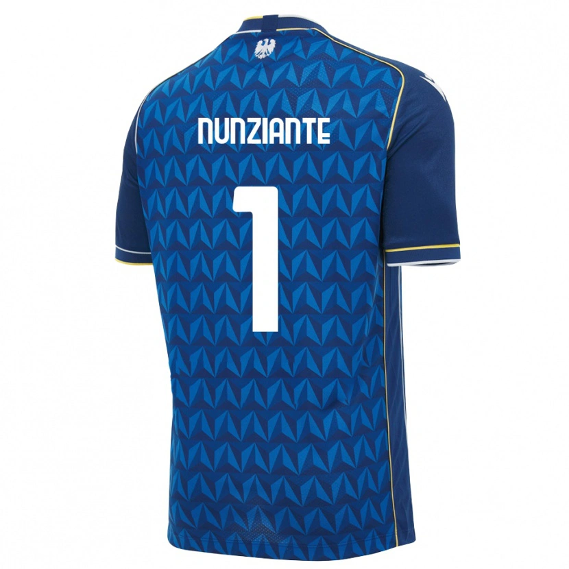 Danxen Dames Alessandro Nunziante #1 Koninklijk Blauw Wit Blauw Uitshirt Uittenue 2026/27 T-Shirt België