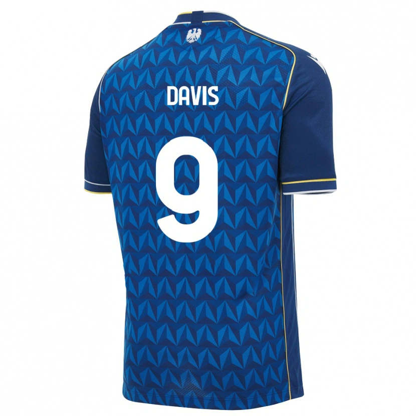 Danxen Dames Keinan Davis #9 Koninklijk Blauw Wit Blauw Uitshirt Uittenue 2026/27 T-Shirt België