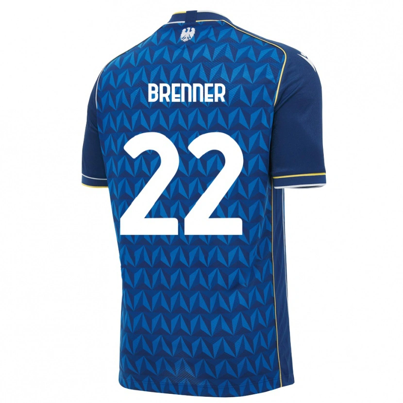 Danxen Dames Brenner #22 Koninklijk Blauw Wit Blauw Uitshirt Uittenue 2026/27 T-Shirt België
