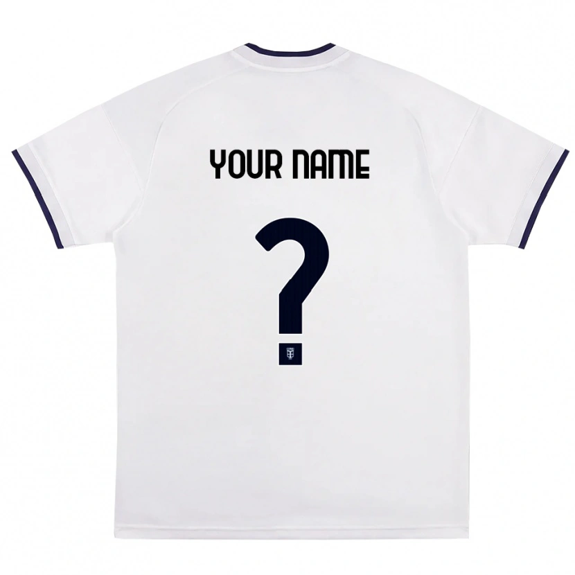 Danxen Dames Uw Naam #0 Wit Rood Koninklijk Blauw Uitshirt Uittenue 2026/27 T-Shirt België