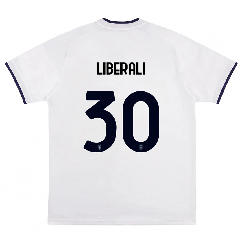 Danxen Dames Mattia Liberali #30 Wit Rood Koninklijk Blauw Uitshirt Uittenue 2026/27 T-Shirt België