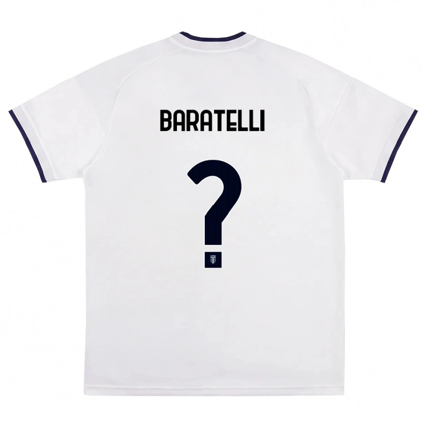 Danxen Dames Mattia Baratelli #0 Wit Rood Koninklijk Blauw Uitshirt Uittenue 2026/27 T-Shirt België
