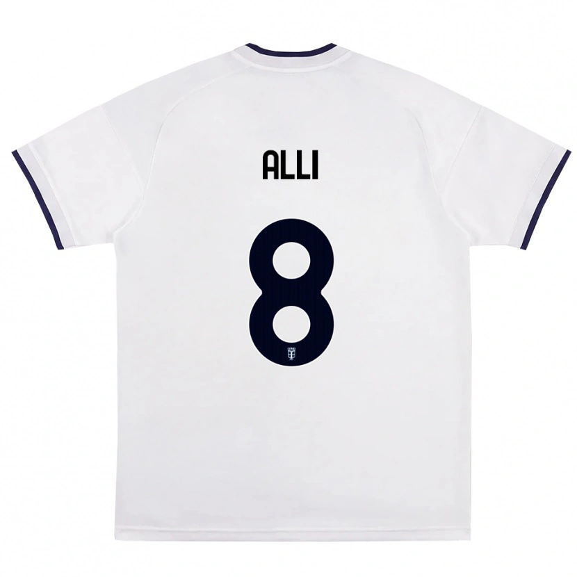 Danxen Dames Dele Alli #8 Wit Rood Koninklijk Blauw Uitshirt Uittenue 2026/27 T-Shirt België