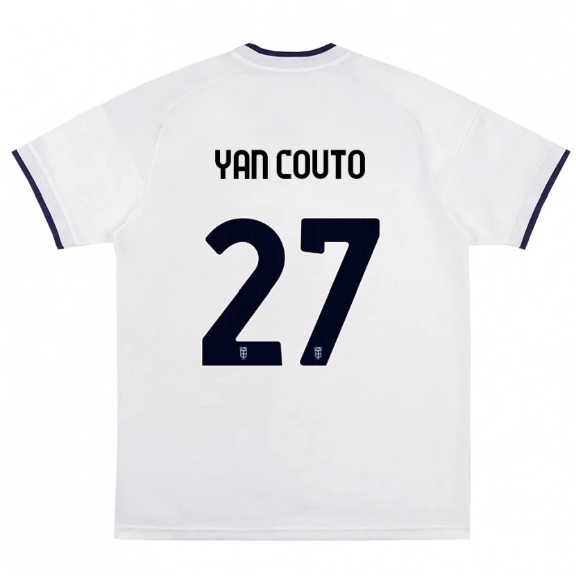 Danxen Dames Yan Couto #27 Wit Rood Koninklijk Blauw Uitshirt Uittenue 2026/27 T-Shirt België