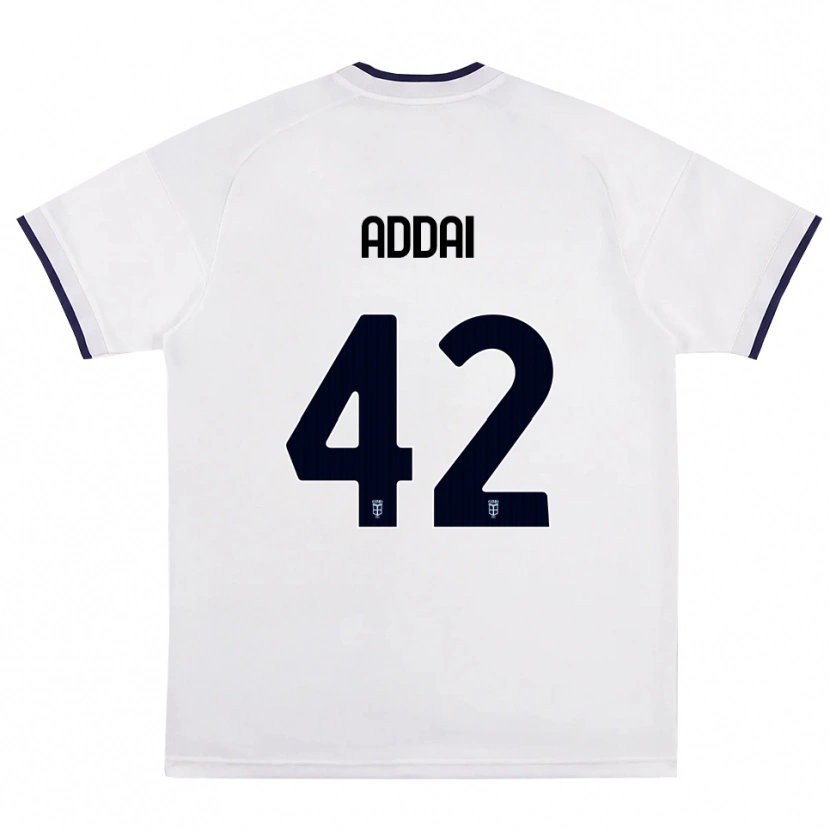 Danxen Dames Jayden Addai #42 Wit Rood Koninklijk Blauw Uitshirt Uittenue 2026/27 T-Shirt België
