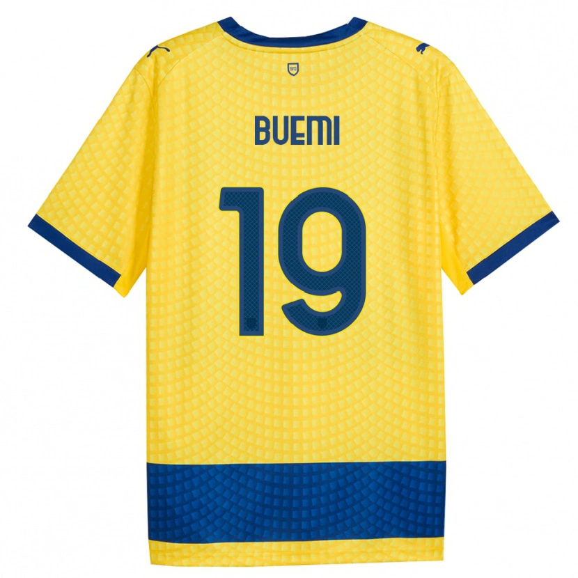 Danxen Dames Federico Buemi #19 Geel Blauw Zwart Uitshirt Uittenue 2026/27 T-Shirt België
