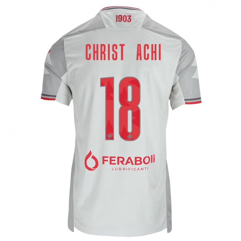 Danxen Dames Ange Christ Achi #18 Grijs Wit Rood Uitshirt Uittenue 2026/27 T-Shirt België
