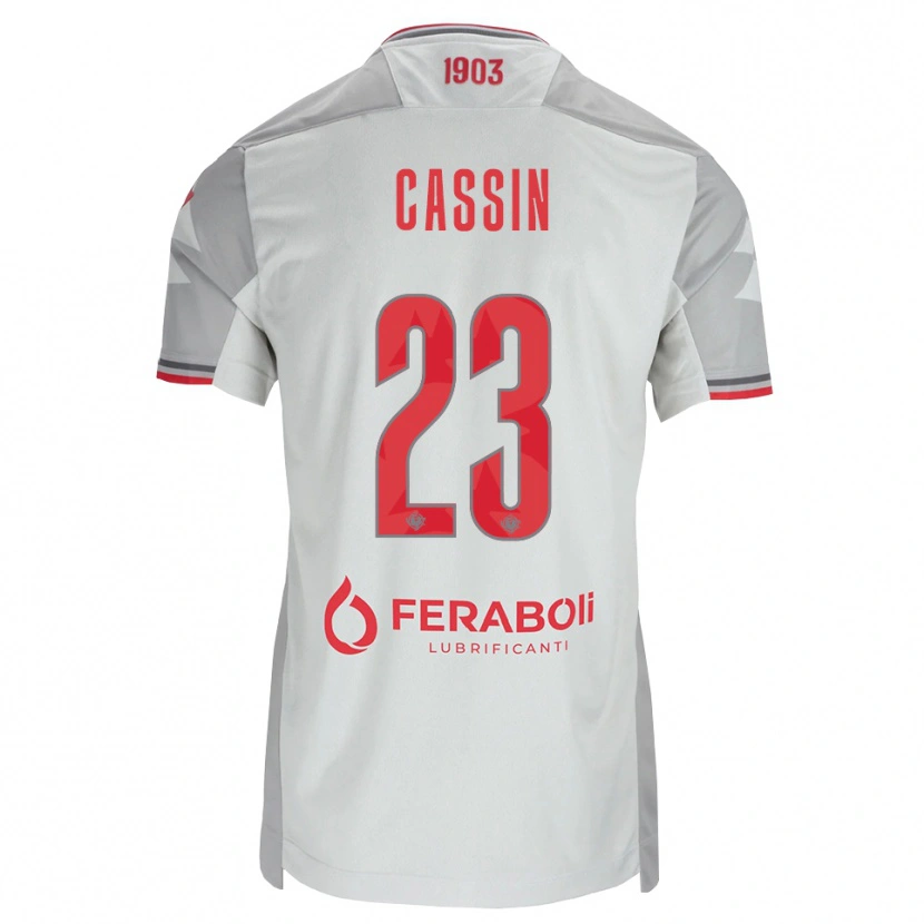 Danxen Dames Marco Cassin #23 Grijs Wit Rood Uitshirt Uittenue 2026/27 T-Shirt België
