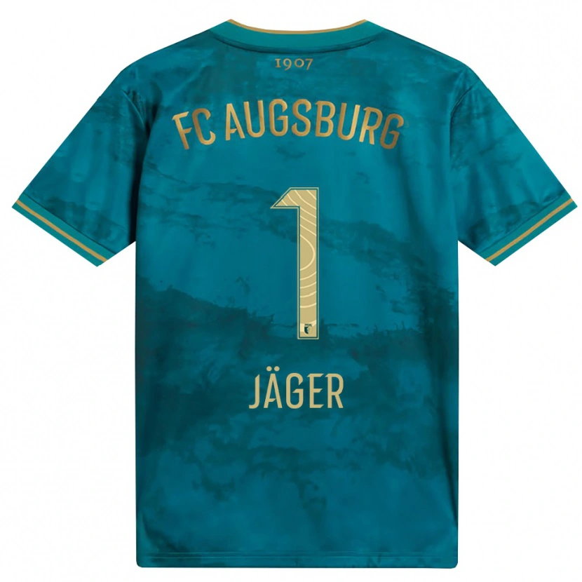 Danxen Dames Tobias Jäger #1 Groen Bruin Uitshirt Uittenue 2026/27 T-Shirt België