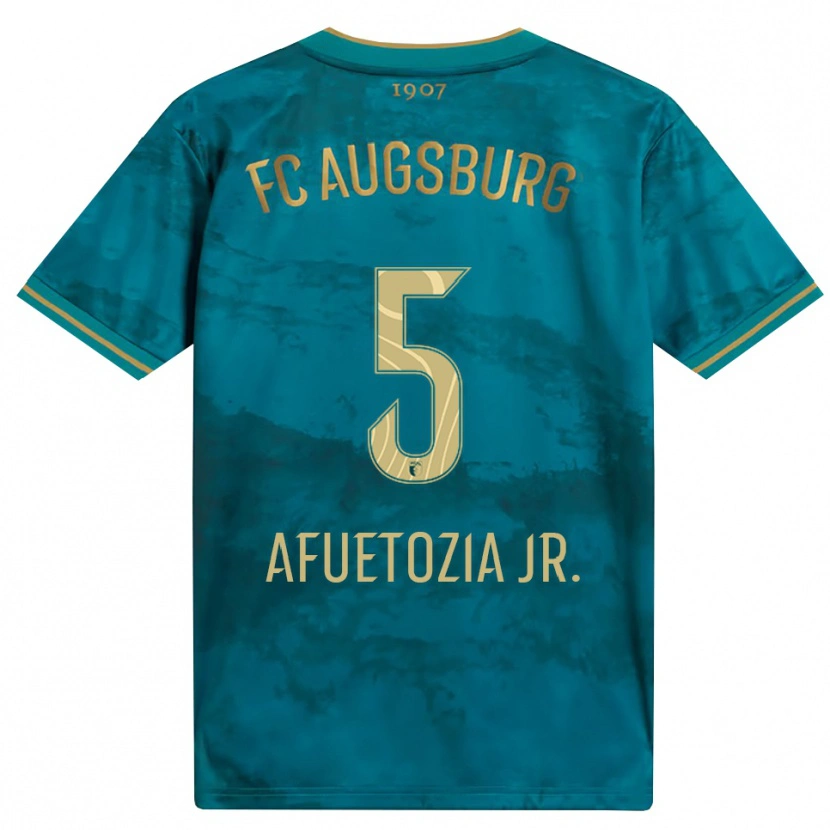 Danxen Dames Junior Atemkeng #5 Groen Bruin Uitshirt Uittenue 2026/27 T-Shirt België