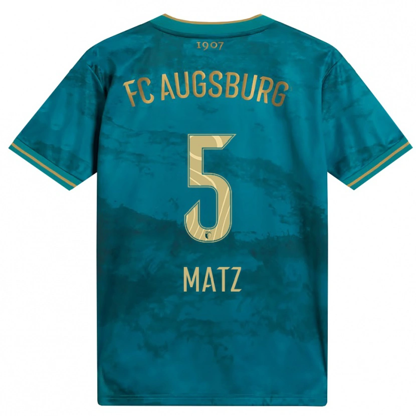 Danxen Dames Maximilian Matz #5 Groen Bruin Uitshirt Uittenue 2026/27 T-Shirt België