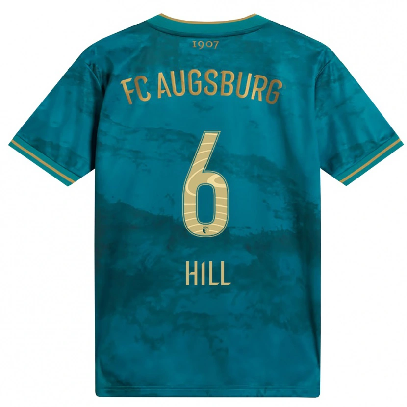 Danxen Dames Niklas Hill #6 Groen Bruin Uitshirt Uittenue 2026/27 T-Shirt België