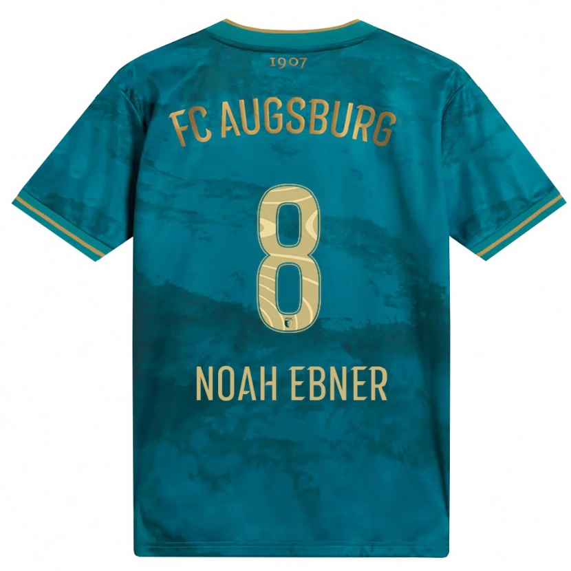 Danxen Dames Noah Ebner #8 Groen Bruin Uitshirt Uittenue 2026/27 T-Shirt België