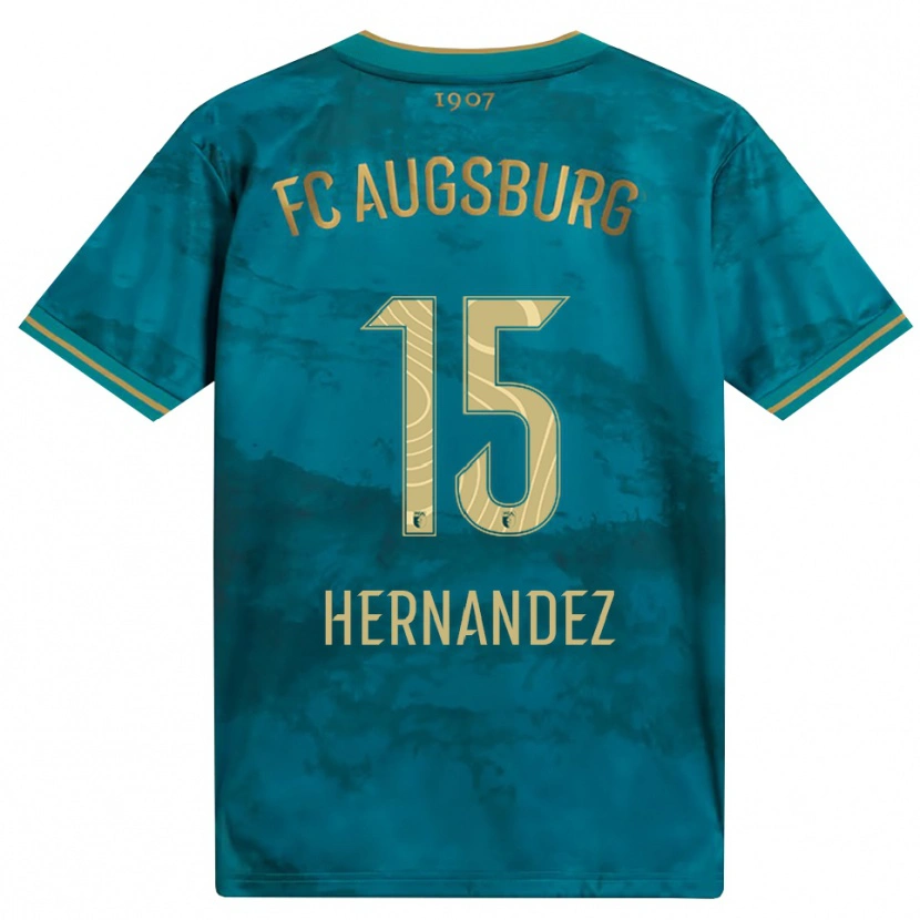 Danxen Dames Saidu Hernandez #15 Groen Bruin Uitshirt Uittenue 2026/27 T-Shirt België