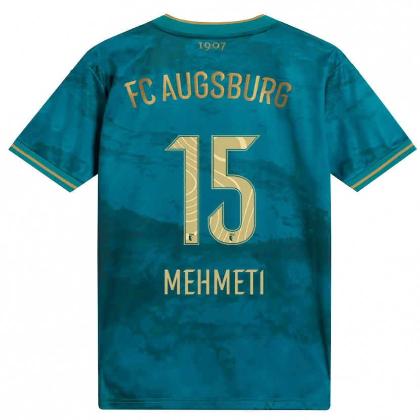 Danxen Dames Bleona Mehmeti #15 Groen Bruin Uitshirt Uittenue 2026/27 T-Shirt België