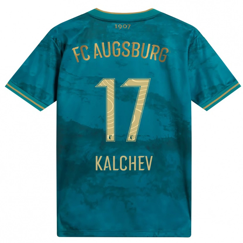 Danxen Dames Nikola Kalchev #17 Groen Bruin Uitshirt Uittenue 2026/27 T-Shirt België
