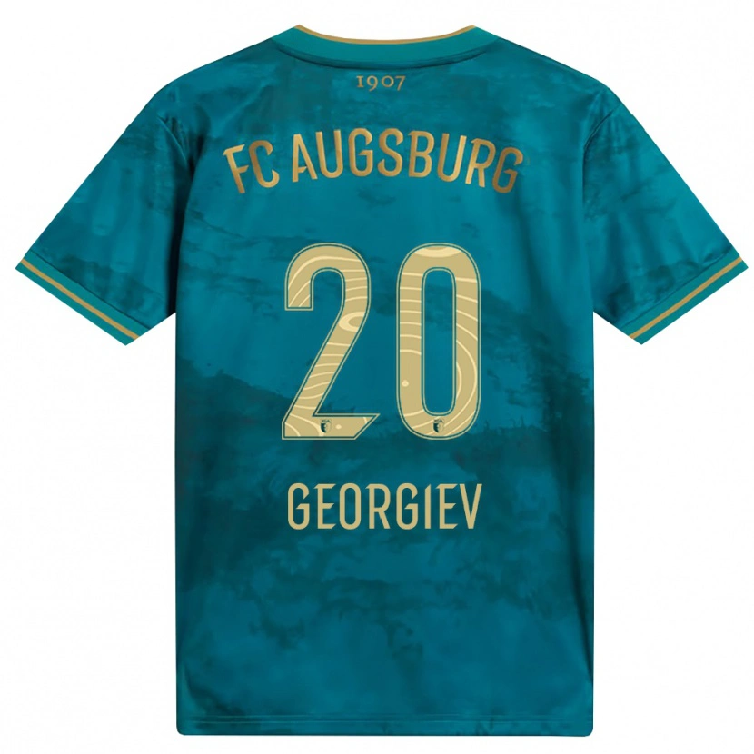 Danxen Dames Bojan Georgiev #20 Groen Bruin Uitshirt Uittenue 2026/27 T-Shirt België